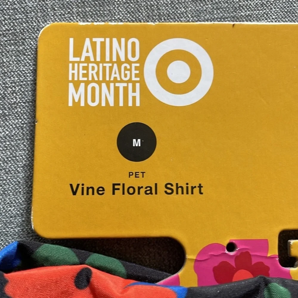 Latino Heritage Month Woven Vine Floral Dog and Cat Shirt